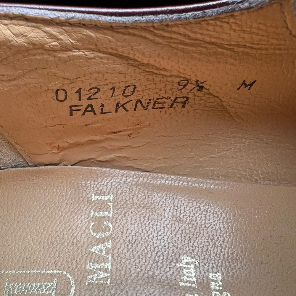 Bruno Magli Monk Strap Leather Dress Shoes 9.5